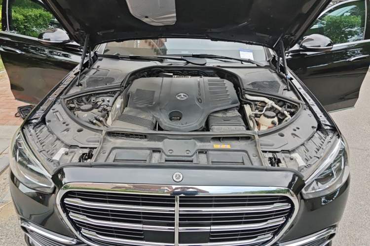 Used Mercedes-Benz S-Class 2024 S 400 L Business Model Engine Bay