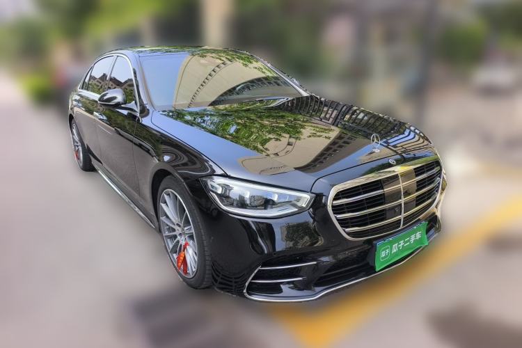 Used Mercedes-Benz S-Class 2024 S 450 L 4MATIC Front Right 45 Deg
