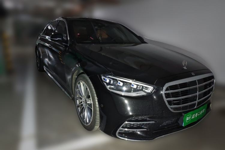 Used Mercedes-Benz S-Class 2024 S 450 L 4MATIC Front Right 45 Deg