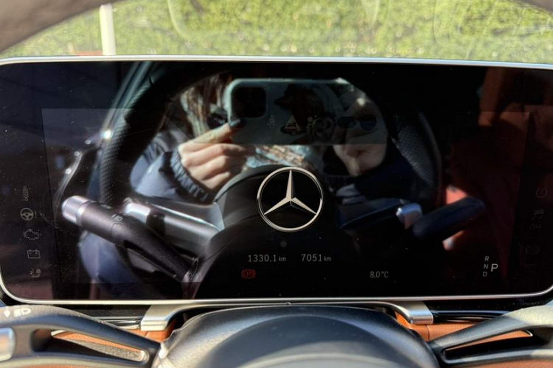 Used Mercedes-Benz S-Class 2024 S 450 L 4MATIC Odometer Close Up