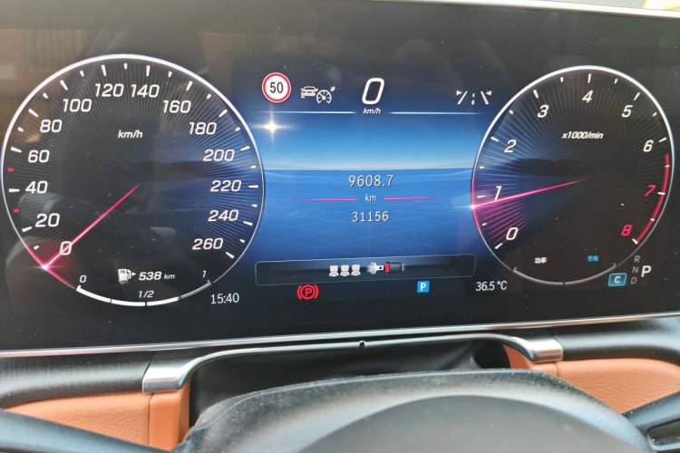 Used Mercedes-Benz S-Class 2024 Restyled S 400 L Business Version Odometer Close Up