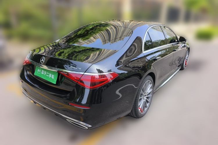 Used Mercedes-Benz S-Class 2024 S 450 L 4MATIC Rear Right 45 Deg