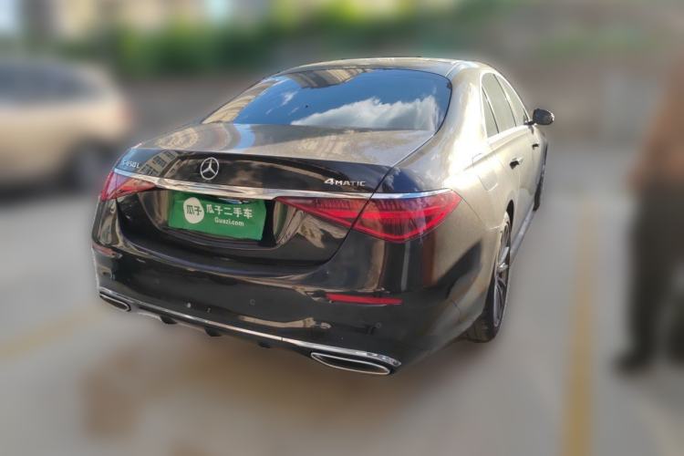 Used Mercedes-Benz S-Class 2024 S 450 L 4MATIC Rear Right 45 Deg