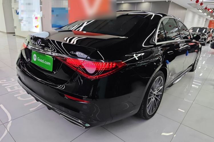 Used Mercedes-Benz S-Class 2024 S 450 L 4MATIC Rear Right 45 Deg