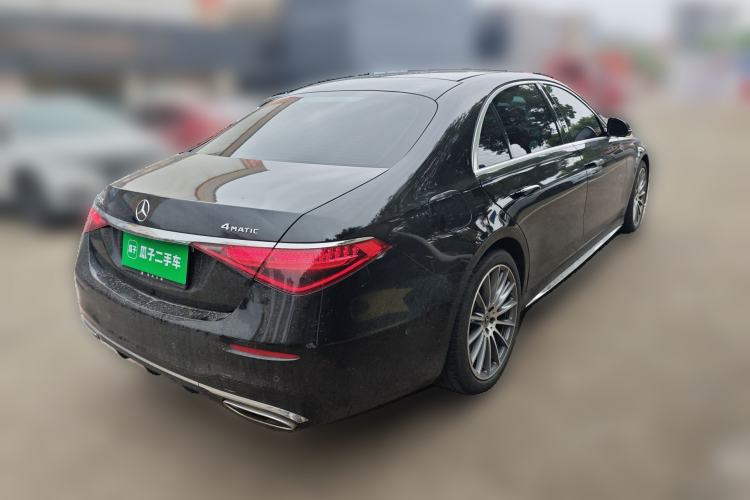 Used Mercedes-Benz S-Class 2024 S 450 L 4MATIC Rear Right 45 Deg