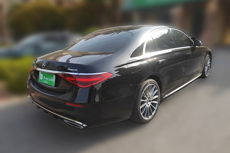 Used Mercedes-Benz S-Class 2024 S 450 L 4MATIC Rear Right 45 Deg