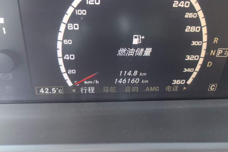Used Mercedes-Benz S-Class AMG 2007 AMG S 65 Odometer Close Up