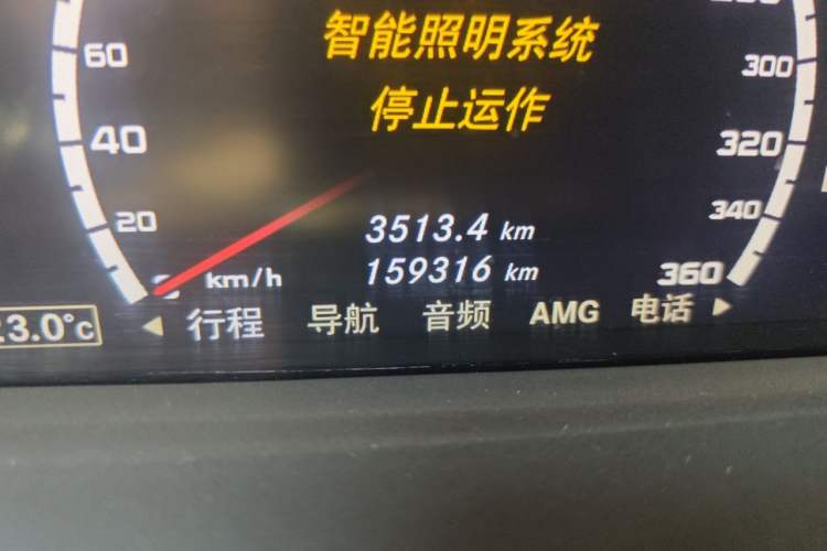 Used Mercedes-Benz S-Class AMG 2010 AMG S 65 Odometer Close Up