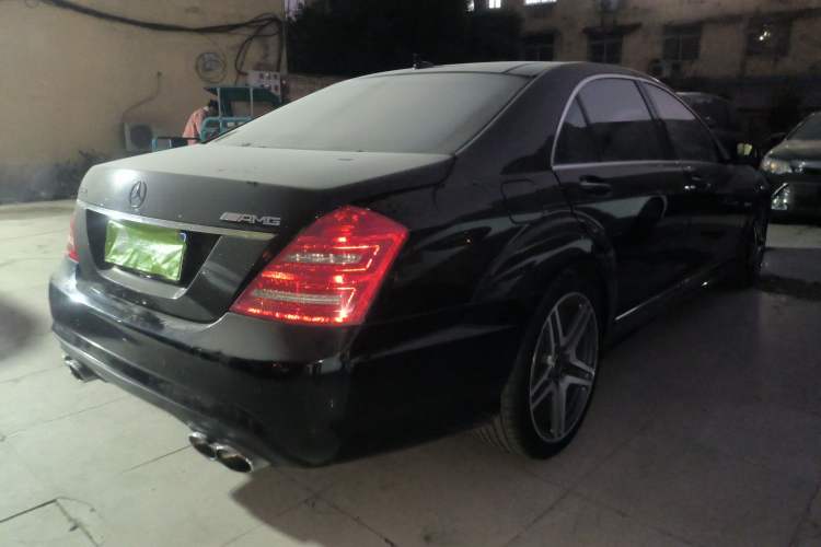 Used Mercedes-Benz S-Class AMG 2010 AMG S 65 Rear Right 45 Deg