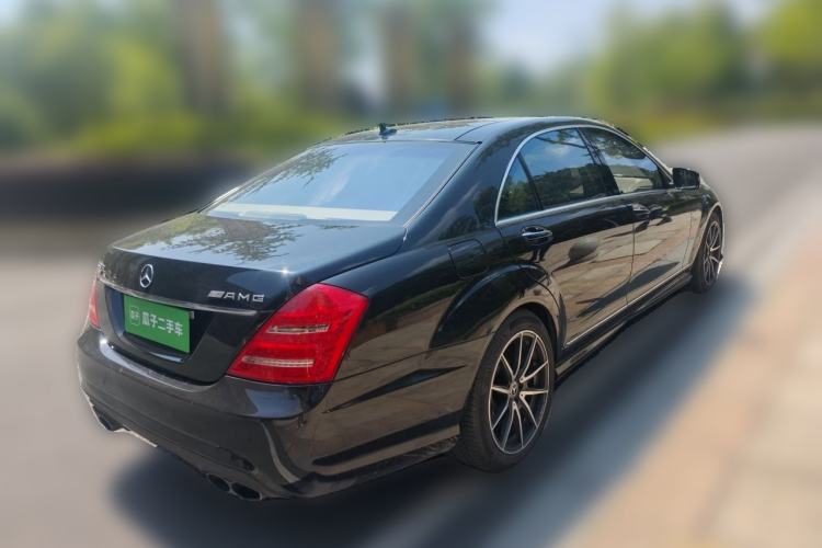 Used Mercedes-Benz S-Class AMG 2010 AMG S 65 Rear Right 45 Deg