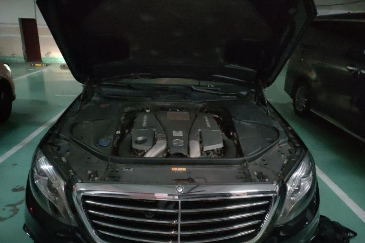 Used Mercedes-Benz S-Class AMG 2014 AMG S 63 L 4MATIC Engine Bay