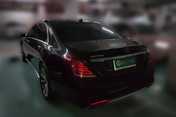 Used Mercedes-Benz S-Class AMG 2014 AMG S 63 L 4MATIC Rear Left 45 Deg