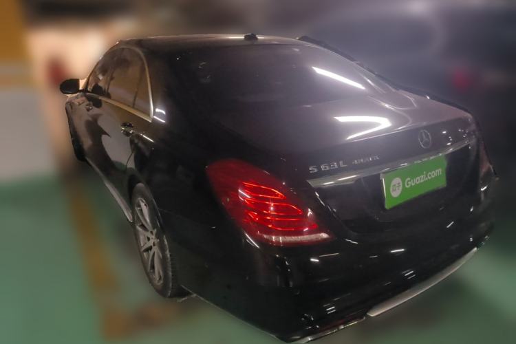 Used Mercedes-Benz S-Class AMG 2014 AMG S 63 L 4MATIC Rear Left 45 Deg