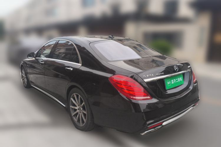 Used Mercedes-Benz S-Class AMG 2014 AMG S 63 L 4MATIC Rear Left 45 Deg