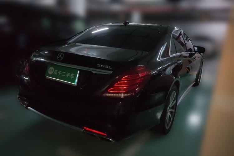 Used Mercedes-Benz S-Class AMG 2014 AMG S 63 L 4MATIC Rear Right 45 Deg