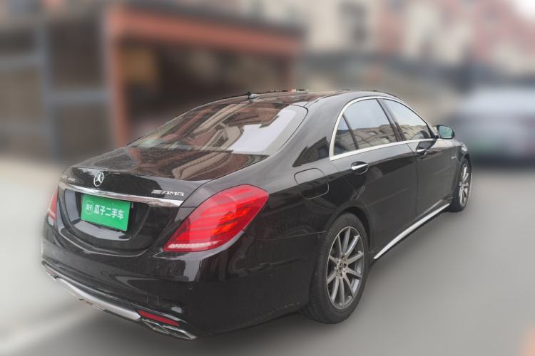 Used Mercedes-Benz S-Class AMG 2014 AMG S 63 L 4MATIC Rear Right 45 Deg