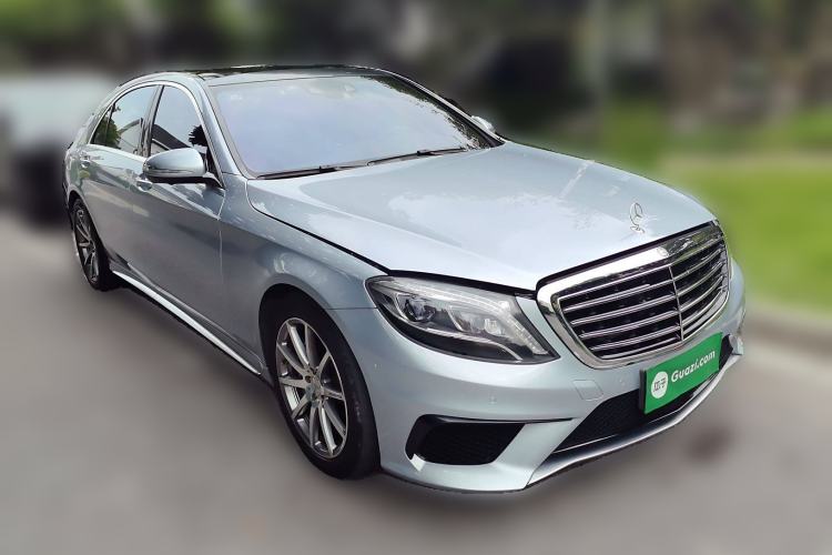 Used Mercedes-Benz S-Class AMG 2014 AMG S 63 L 4MATIC Front Right 45 Deg