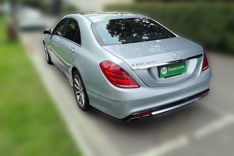 Used Mercedes-Benz S-Class AMG 2014 AMG S 63 L 4MATIC Rear Left 45 Deg