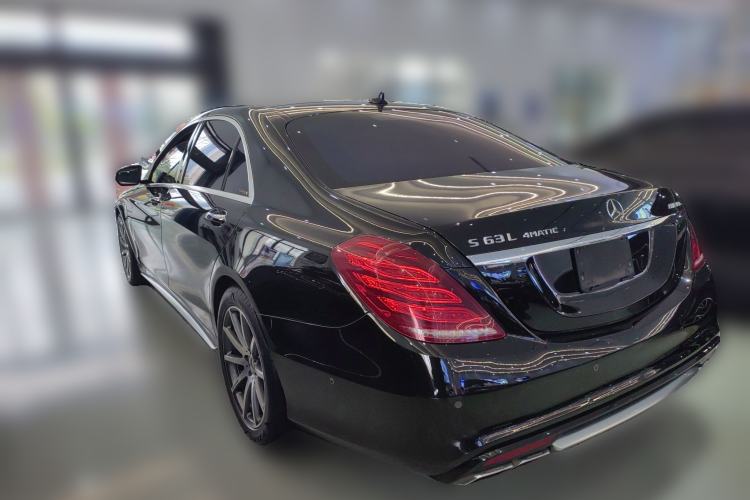 Used Mercedes-Benz S-Class AMG 2015 AMG S 63 L 4MATIC Rear Left 45 Deg