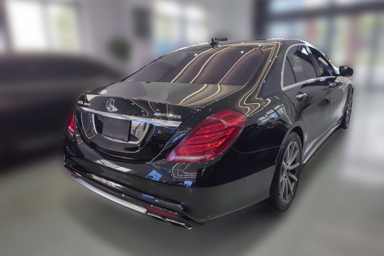 Used Mercedes-Benz S-Class AMG 2015 AMG S 63 L 4MATIC Rear Right 45 Deg