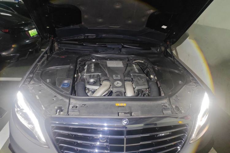 Used Mercedes-Benz S-Class AMG 2015 AMG S 63 L 4MATIC Engine Bay