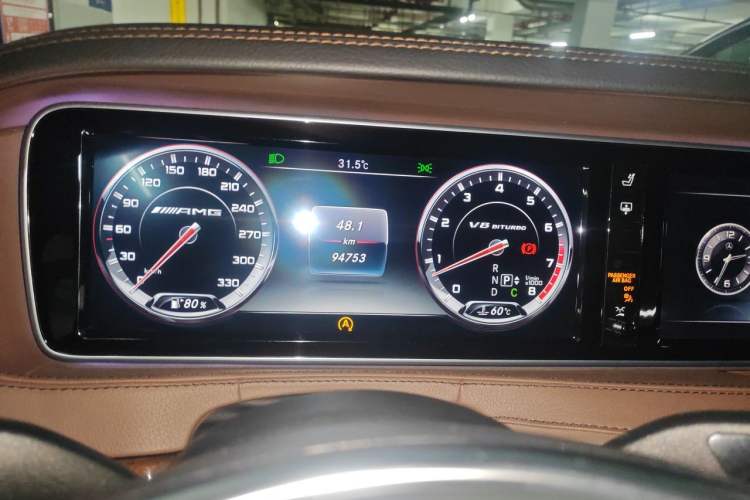 Used Mercedes-Benz S-Class AMG 2015 AMG S 63 L 4MATIC Instrument Cluster