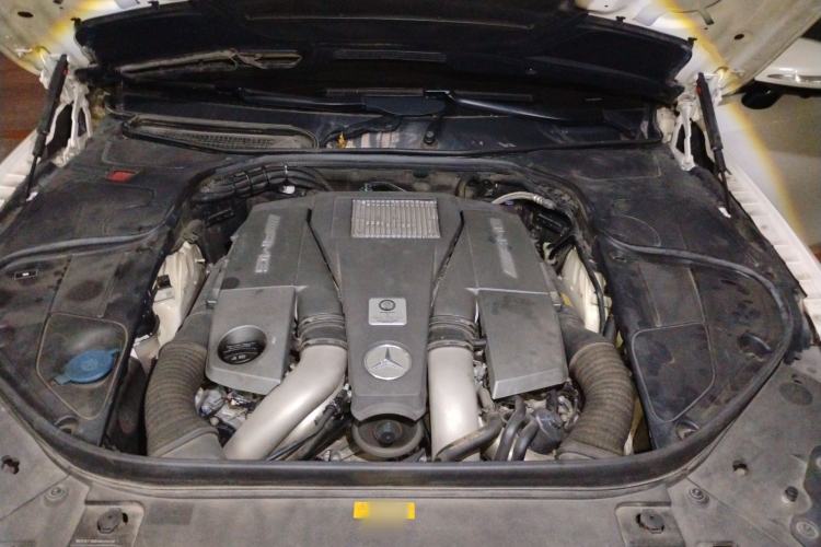 Used Mercedes-Benz S-Class AMG 2015 AMG S 63 4MATIC Coupe Engine Bay