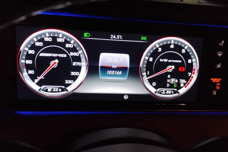 Used Mercedes-Benz S-Class AMG 2015 AMG S 63 4MATIC Coupe Instrument Cluster