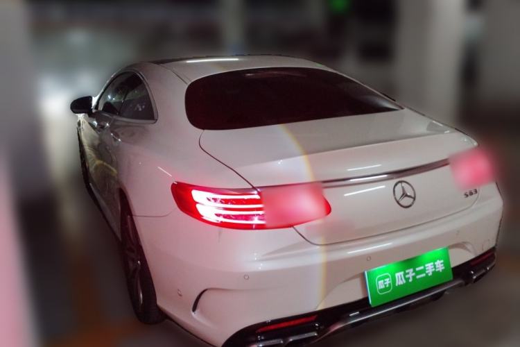 Used Mercedes-Benz S-Class AMG 2015 AMG S 63 4MATIC Coupe Rear Left 45 Deg