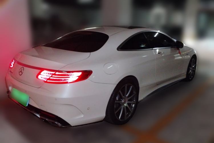 Used Mercedes-Benz S-Class AMG 2015 AMG S 63 4MATIC Coupe Rear Right 45 Deg