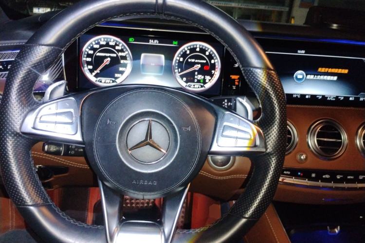 Used Mercedes-Benz S-Class AMG 2015 AMG S 63 4MATIC Coupe Steering Wheel