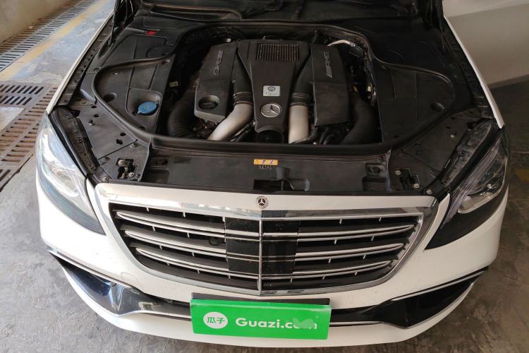 Used Mercedes-Benz S-Class AMG 2016 AMG S 63 L 4MATIC Engine Bay