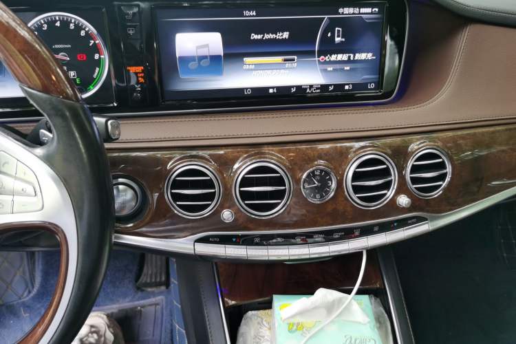 Used Mercedes-Benz S-Class New Energy 2016 S 500 e L Audio And AC Panel