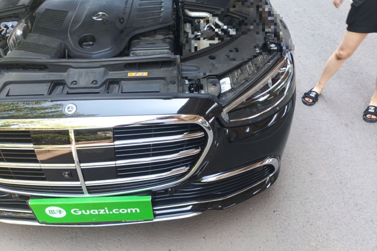 Used Mercedes-Benz S-Class New Energy 2023 S 450 e L Plug-in Hybrid Sedan Engine Bay Left