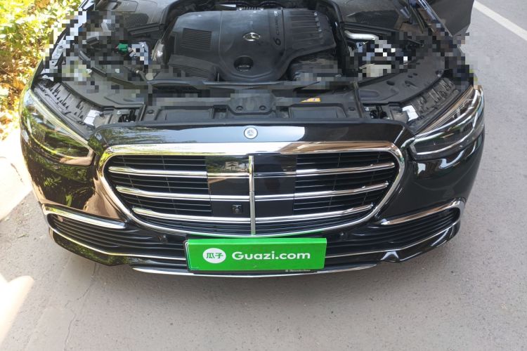 Used Mercedes-Benz S-Class New Energy 2023 S 450 e L Plug-in Hybrid Sedan Engine Bay