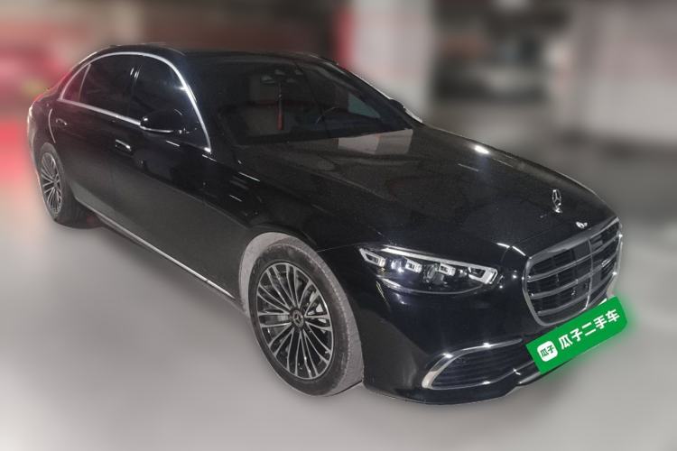 Used Mercedes-Benz S-Class New Energy 2023 S 450 e L Plug-in Hybrid Sedan Front Right 45 Deg