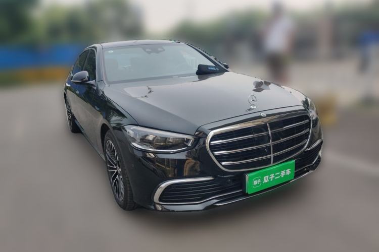Used Mercedes-Benz S-Class New Energy 2023 Refresh S 450 e L Plug-in Hybrid Sedan Front Right 45 Deg