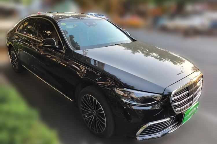 Used Mercedes-Benz S-Class New Energy 2023 S 450 e L Plug-in Hybrid Sedan Front Right 45 Deg