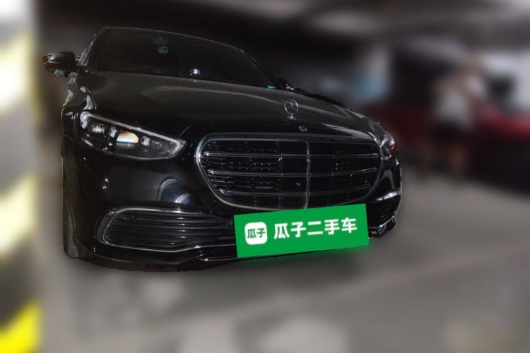 Used Mercedes-Benz S-Class New Energy 2023 S 450 e L Plug-in Hybrid Sedan Front Right 45 Deg