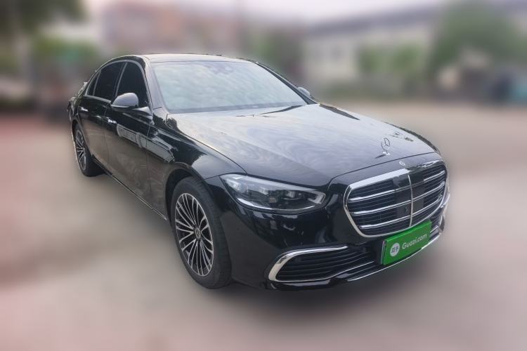 Used Mercedes-Benz S-Class New Energy 2023 S 450 e L Plug-in Hybrid Sedan Front Right 45 Deg