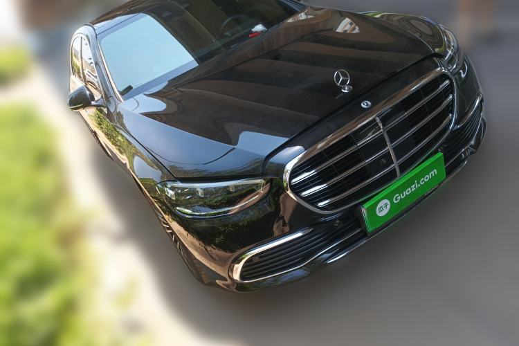 Used Mercedes-Benz S-Class New Energy 2023 S 450 e L Plug-in Hybrid Sedan Front Right 45 Deg