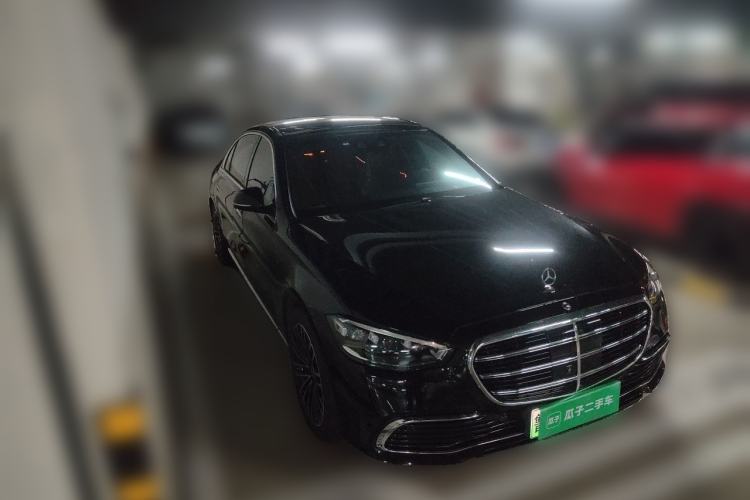 Used Mercedes-Benz S-Class New Energy 2023 S 450 e L Plug-in Hybrid Sedan Front Right 45 Deg