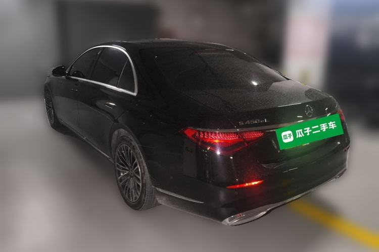 Used Mercedes-Benz S-Class New Energy 2023 S 450 e L Plug-in Hybrid Sedan Rear Left 45 Deg