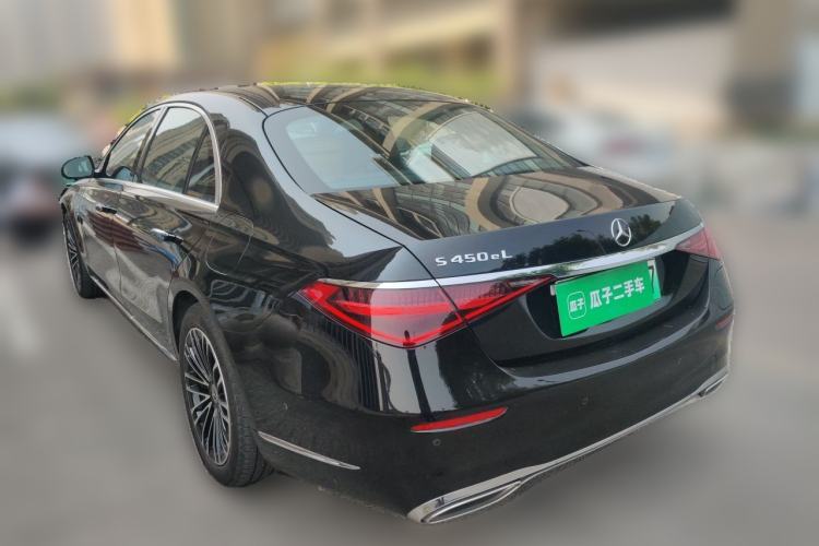 Used Mercedes-Benz S-Class New Energy 2023 Refresh S 450 e L Plug-in Hybrid Sedan Rear Left 45 Deg