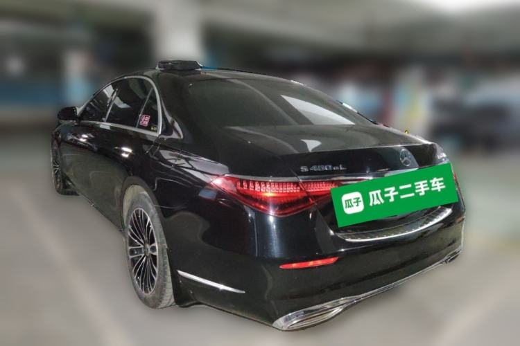 Used Mercedes-Benz S-Class New Energy 2023 S 450 e L Plug-in Hybrid Sedan Rear Left 45 Deg
