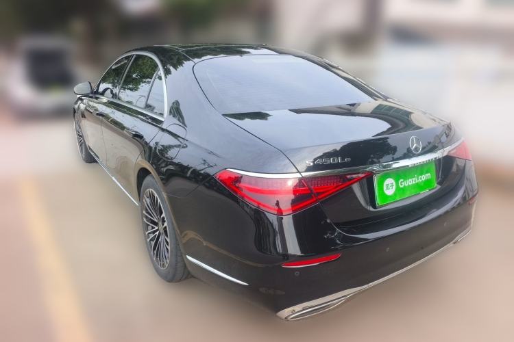Used Mercedes-Benz S-Class New Energy 2023 S 450 e L Plug-in Hybrid Sedan Rear Left 45 Deg