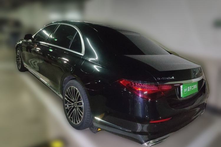 Used Mercedes-Benz S-Class New Energy 2023 S 450 e L Plug-in Hybrid Sedan Rear Left 45 Deg