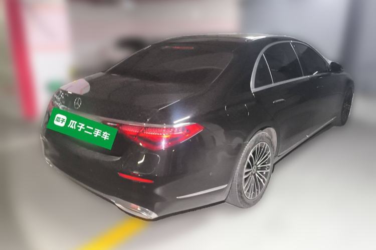 Used Mercedes-Benz S-Class New Energy 2023 S 450 e L Plug-in Hybrid Sedan Rear Right 45 Deg