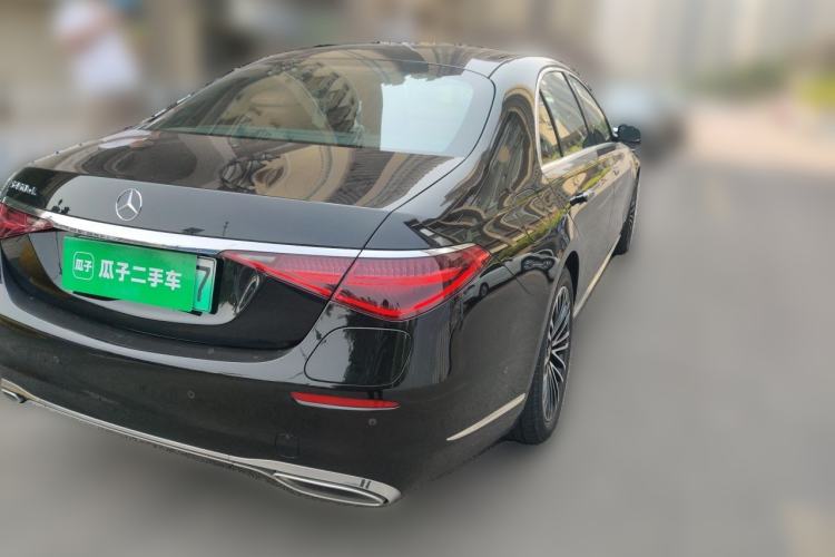 Used Mercedes-Benz S-Class New Energy 2023 Refresh S 450 e L Plug-in Hybrid Sedan Rear Right 45 Deg