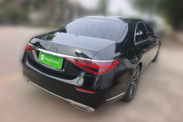 Used Mercedes-Benz S-Class New Energy 2023 S 450 e L Plug-in Hybrid Sedan Rear Right 45 Deg